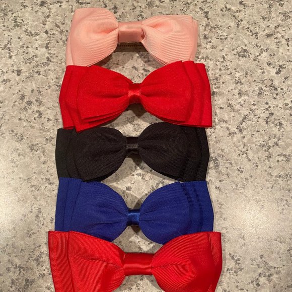 Accessories - Vintage Hair Bows - Set of 6